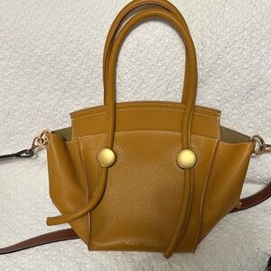 Proenza Schouler Gold Toned Modified Leather Shoulder Bag